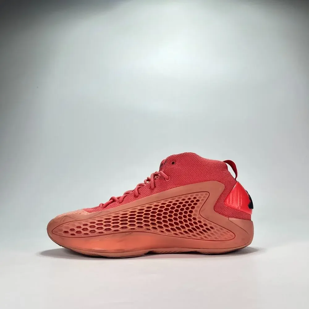 adidas AE 1 Georgia Red Clay Athletic Mid Top Basketball Shoes IF1863 Men's Sz 8